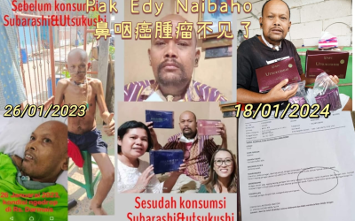 The nasopharyngeal cancer tumor was cured, and AFC gave him a second chance at life.