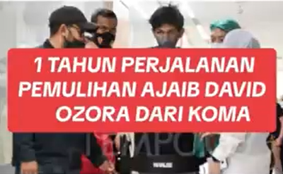 Diagnosed with diffuse axonal injury, the doctor stated that the recovery rate was less than 5%, yet David miraculously recovered.